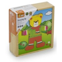 Розвиваюча іграшка Viga Toys Гардероб ведмедя (56401)