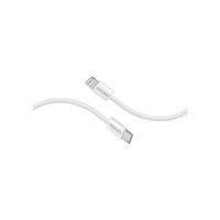 Дата кабель USB-C to Lightning ecoline-ci120.white Promate (ecoline-ci120.white)