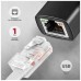 Перехідник USB-C to RJ45 Ethernet 1000Mbps black AXAGON (ADE-ARC)
