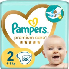 Підгузок Pampers Premium Care Розмір 2 (4-8 кг) 88 шт (8006540857717)