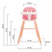 Стілець для годування Kinderkraft Sienna Pink (5902533915132)