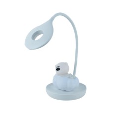 Настільна лампа Kite Cloudy Bear LED з акумулятором, рожева (K24-493-2-2)