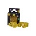 Набір кубиків для настільних ігор Games 7 Days Transparent 7 Dice Set - Yellow (g7dtran04)