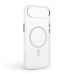 Чохол до мобільного телефона Armorstandart Unit MagCase Apple iPhone 17 Air Clear Silver + Orange Button Set (ARM90583)