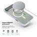 Чохол до мобільного телефона Armorstandart Unit MagCase Apple iPhone 17 Air Clear Silver + Orange Button Set (ARM90583)
