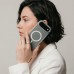 Чохол до мобільного телефона Armorstandart Unit MagCase Apple iPhone 17 Air Clear Silver + Orange Button Set (ARM90583)