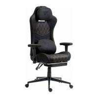 Крісло ігрове GT Racer X-2407 Black/Orange (X-2407 Fabric Black/Orange)