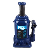 Домкрат Vitol DB-15002H/JX107S, телескопічний, гідравлічний, 15т, min 185мм, max 350мм (DB-15002H)