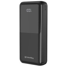 Батарея універсальна ColorWay 20 000 mAh DigiPower PD/22.5W, QC/4.0, Black (CW-PB200LP01BK)