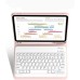 Чохол до планшета BeCover Keyboard Apple iPad 10.9" 2022 Pink (711142)