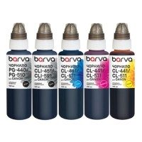 Чорнило Barva Canon PGI-425PGBK pigm + CLI-426BK/C/M/Y 5x100 мл special (CPGI425-100-MP)