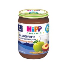 Дитяче пюре HiPP Фруктове органічне з манною молочною кашею 190 г (1223421)