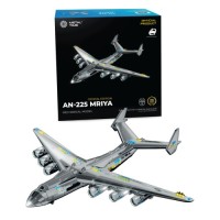 Конструктор Metal Time Колекційна модель АН-225 "Мрія" CRYSTAL EDITION з кристалами SWAROVSKI (Зібрана) (MT001SWRSK/READY)