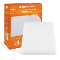Світильник точковий Євросвітло LED-SS-170-24 6400К без рамки