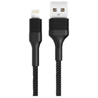 Дата кабель USB 2.0 AM to Micro 5P 1.0m 2.1A black XO (NB51-M-1-BK)