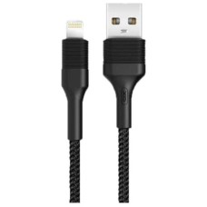 Дата кабель USB 2.0 AM to Micro 5P 1.0m 2.1A black XO (NB51-M-1-BK)