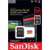 Карта пам'яті SanDisk 64GB microSD class 10 V30 Extreme PLUS (SDSQXBU-064G-GN6MA)