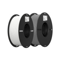 Пластик для 3D-принтера Creality Ender PLA 1.75мм, 2x1кг, white+grey (3301010365)