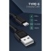 Дата кабель USB 2.0 AM to Type-C 1.2m Fast T-C829 Black T-Phox (T-C829 Black)