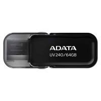 USB флеш накопичувач ADATA 64GB UV240 Black USB 2.0 (AUV240-64G-RBK)