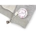 Кофта Haknur на блискавки з хутряним капюшоном (6943-80G-gray)