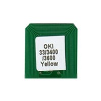 Чип для картриджа OKI C3300/3400/3600 (2.5K) Yellow BASF (WWMID-71090)