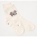Шкарпетки дитячі BNM з квіточками (M0C0102-0812-9G-beige)