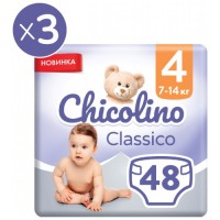 Підгузки Chicolino Jumbo Classico Розмір 4 (7-14 кг) 144 шт (2000998941284)