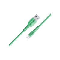 Дата кабель USB 2.0 AM to Lightning 1.0m 2A green Promate (xcord-ai.green)