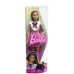 Лялька Barbie Fashionistas в рожевій сукні з жабо (HJT06)