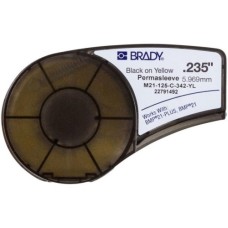 Стрічка для принтера етикеток Brady термозбіжна трубка для кабелю, O 1.2 - 2.8 мм, чорний на жов (M21-125-C-342-YL)