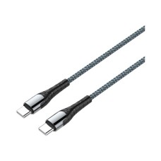 Дата кабель USB-C to USB-C 2.0m PD Fast Charging 65W 3A grey ColorWay (CW-CBPDCC039-GR)