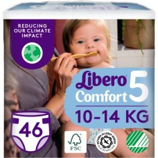 Підгузки Libero Comfort Розмір 5 (10-14 кг) 46 шт (7322541756936)