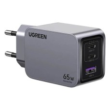 Зарядний пристрій Ugreen 3xUSB 65W (2хUSB-C+USB-A) Gan Nexode Pro X755 (25871)