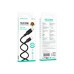 Дата кабель USB-C to USB-C 2.0m 60W Lenny silicone BX113 black BOROFONE (6941991115516)