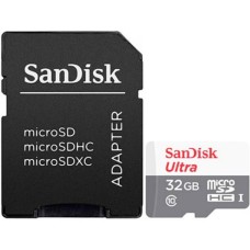 Карта пам'яті SanDisk 32GB microSD class 10 Ultra Light (SDSQUNR-032G-GN3MA)