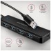 Концентратор AXAGON USB 3.1 to 4xUSB 3.0 black (HUE-C1A)