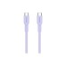 Дата кабель USB-C to USB-C 1.0m OnWire 60CL C-C 60W COLOR Braided 1m Purple Canyon (CND-CCAP60AB10PU)