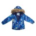 Куртка Huppa ALONDRA 18420030 синій з принтом 110 (4741632030008)