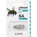 USB флеш накопичувач Wibrand 64GB Bee Silver USB 3.2/Type-C (WI3.2TC/BE64TC039S)