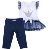 Набір дитячого одягу Breeze з коронкою (10869-86G-blue)