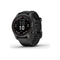 Смарт-годинник Garmin fenix 7S Pro Saph Solar, Carbon Gray Ti w/Black Band, GPS (010-02776-11)