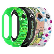 Ремінець до фітнес браслета Armorstandart комплект 4шт Xiaomi Mi Band 7/6/5 RM New (ARM77067)