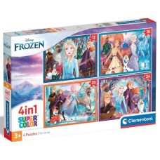 Пазл Clementoni 4 в 1 Frozen, 12,16,20 та 24 елементи (21518)
