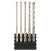 Набір бурів DeWALT в касеті для Tough Case, SDS Plus, L=160 мм., d=5.5, 6, 7, 8, 10 мм., 6 шт (DT70835)