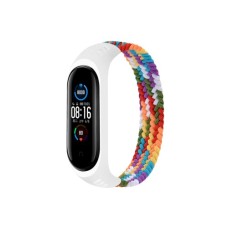 Ремінець до фітнес браслета BeCover Elastic Nylon Style для Xiaomi Mi Smart Band 5/6 (Size M) Rainbow (706154)