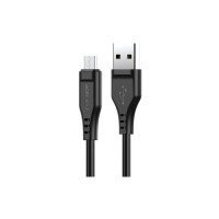 Дата кабель USB 2.0 AM to Micro 5P 1.2m 2.4A TPE C3-09 black Acefast (6974316280880)