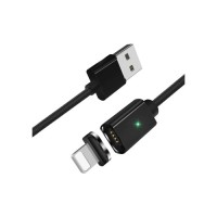 Дата кабель USB 2.0 AM to Lightning Magnetic black Essager (EXCCXL-ML01)