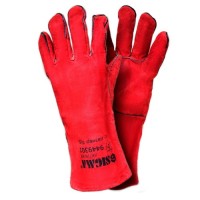 Захисні рукавиці Sigma краги зварювальника (червоні) (9449301)