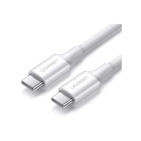 Дата кабель USB-C to USB-C 2.0m US300 20V/5A 100W White UGREEN (60552)